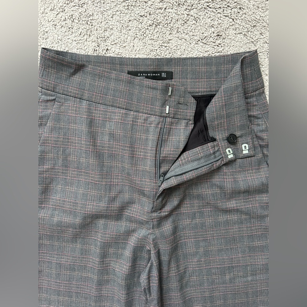 Zara Plaid Pants - Picture 2 of 5